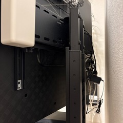 テレビスタンド　キャスター付き　高さ調整ありありの画像