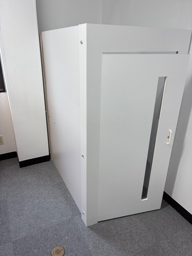 未使用 ②テレワークブースボックスデ ビジネスチェアセット リモート会議に