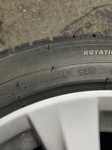 ミシュラン スタッドレス 225/50R18 17年製