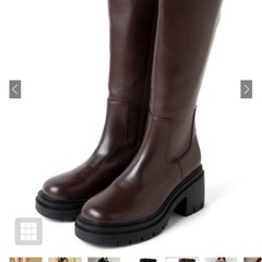 grl レザートラックソールロングブーツ[zr1072]の画像