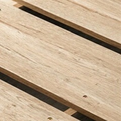  【未使用、組立前】ローベッド すのこベッド ステージベッド 宮棚付き コンセント付き ベットフレームの画像