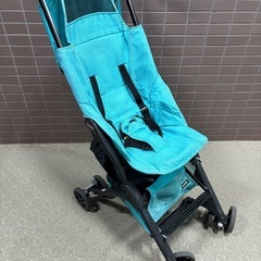 (取引中)gb Pockit ポキット コンパクトベビーカー ターコイズの画像