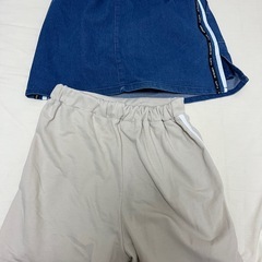  ピンクラテ Mサイズ165cm スカート　半ズボン　セットの画像