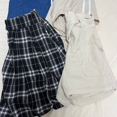  ピンクラテ Mサイズ165cm スカート　半ズボン　セットの画像