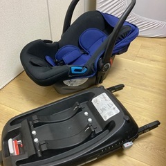 日本育児 スマートキャリー ISO FIXベースセット新生児～13kg ネイビーの画像