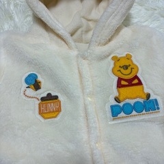 50～70 サイズ　プーさん アウター ロンパース ジャンプスーツの画像