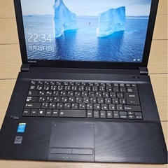 TOSHIBA　ノートパソコンの画像
