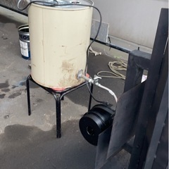 大型　廃油ストーブ　ストーブ　焼却炉　暖房　オイル　廃油の画像