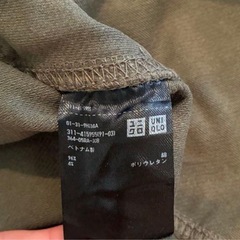 UNIQLO メンズ　Lサイズ　ミリタリージャケット　オリーブ ユニクロ　L 緑の画像