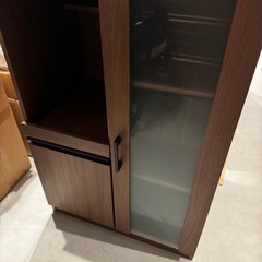 キッチンボード　レンジ台　食器棚　キッチン収納の画像