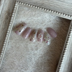 11月12月キャンペーンネイル（ジェルネイル）の画像