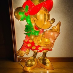 ミッキー、ミニー　クリスマスイルミネーション　2体セットの画像