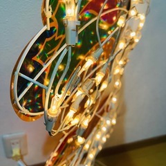 ミッキー、ミニー　クリスマスイルミネーション　2体セットの画像