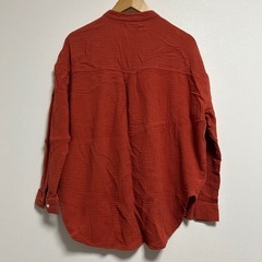 フリーサイズ　アンティーローザ　ノーカラーシャツの画像