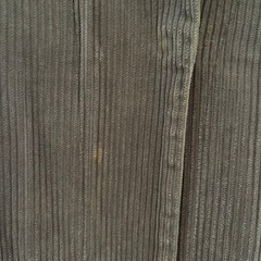 w closet コーデュロイアウター　グレー　ロングコート　チェスターコートの画像