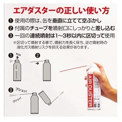 エアダスター 350ml 3本の画像