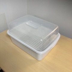 無料　水切りラック　プラスチック製の画像