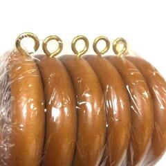 木製カーテンレール用リングランナー　6個の画像