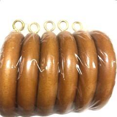 木製カーテンレール用リングランナー　6個の画像