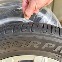 フォルクスワーゲンティグアン純正ノーマルタイヤ235/55R18スコーピオンホイール付き4本セットの画像