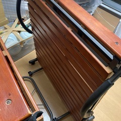 木製　折り畳みベッドの画像