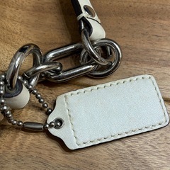 COACH コーチ ショルダーバッグ　シグネチャー ベージュ　アイボリーの画像