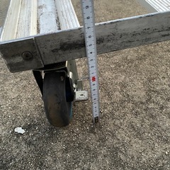 平台車 アルミ製 4輪車 運搬 中古　3台まとめ　の画像