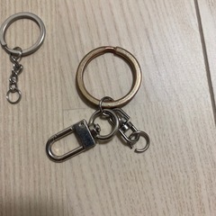 キーホルダーパーツ 2個セットの画像