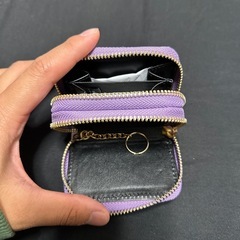 クロミ　Wファスナーコイン&きーけーキーケースの画像