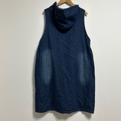 美品XLロングベストワンピースの画像