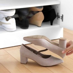 収納量2倍　靴収納アイテム　15脚分　シューホルダー　　の画像