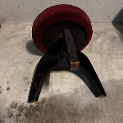 レトロ 回転式 丸椅子 ピアノの画像