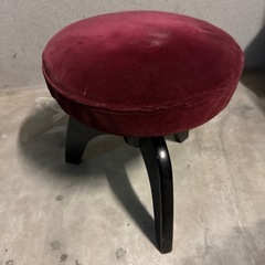 レトロ 回転式 丸椅子 ピアノの画像