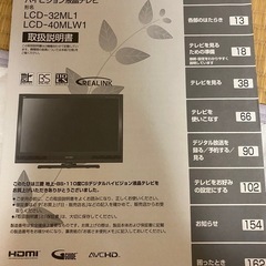 32型テレビの画像