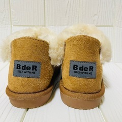 BdeR ファー付きショートブーツ 新品未使用19cm 定価3190円の画像