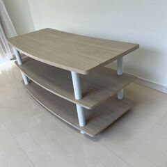 【決まりました】綺麗なウッド調テレビ台です！の画像