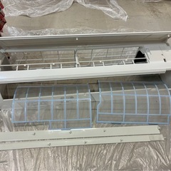 エアコン 部品洗いの画像