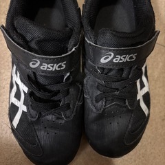 【無料】キッズ　スニーカー　アシックス　19センチの画像