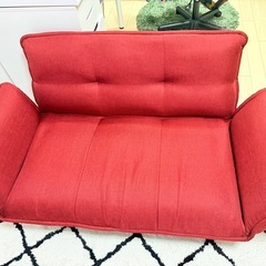 【日本製】2人掛けコンパクトカウチソファ の画像