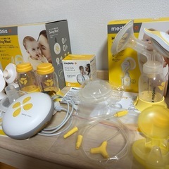 メデラ電動・手動搾乳機 ニップルシールド等まとめの画像