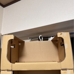 物販 ダンボール 棚 ボックス 60個 安くで譲りますの画像