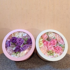 ブーケ 造花 2個セットの画像