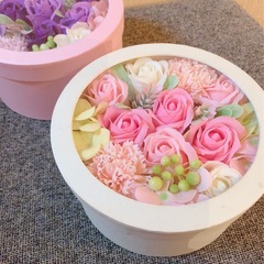 ブーケ 造花 2個セットの画像