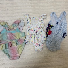 【まとめて】ベビーキッズ水着の画像