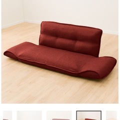 【日本製】2人掛けコンパクトカウチソファ の画像