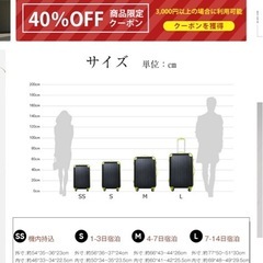 キャリーケースLサイズ、シャンペンゴールドの画像