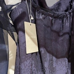 LEPSIM【結婚式　お呼ばれドレス／オケージョン】シアープルオーバー＊キャミセットワンピースの画像