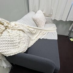 IKEA製　2人がけソファ　カバー付きの画像