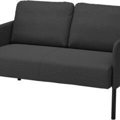 IKEA製　2人がけソファ　カバー付きの画像