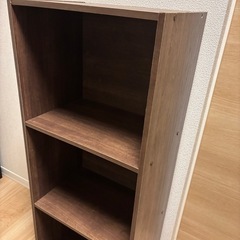 状態良◎ 3段カラーボックス ブラウン
の画像
